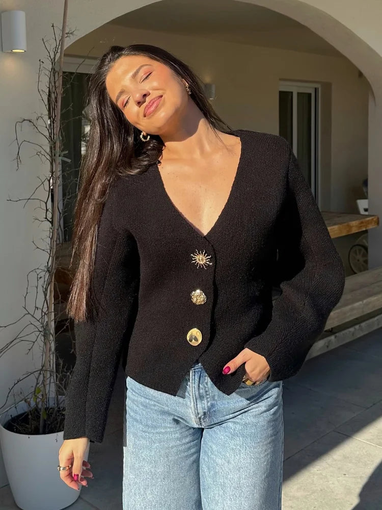 Elara V-Neck Cardigan
