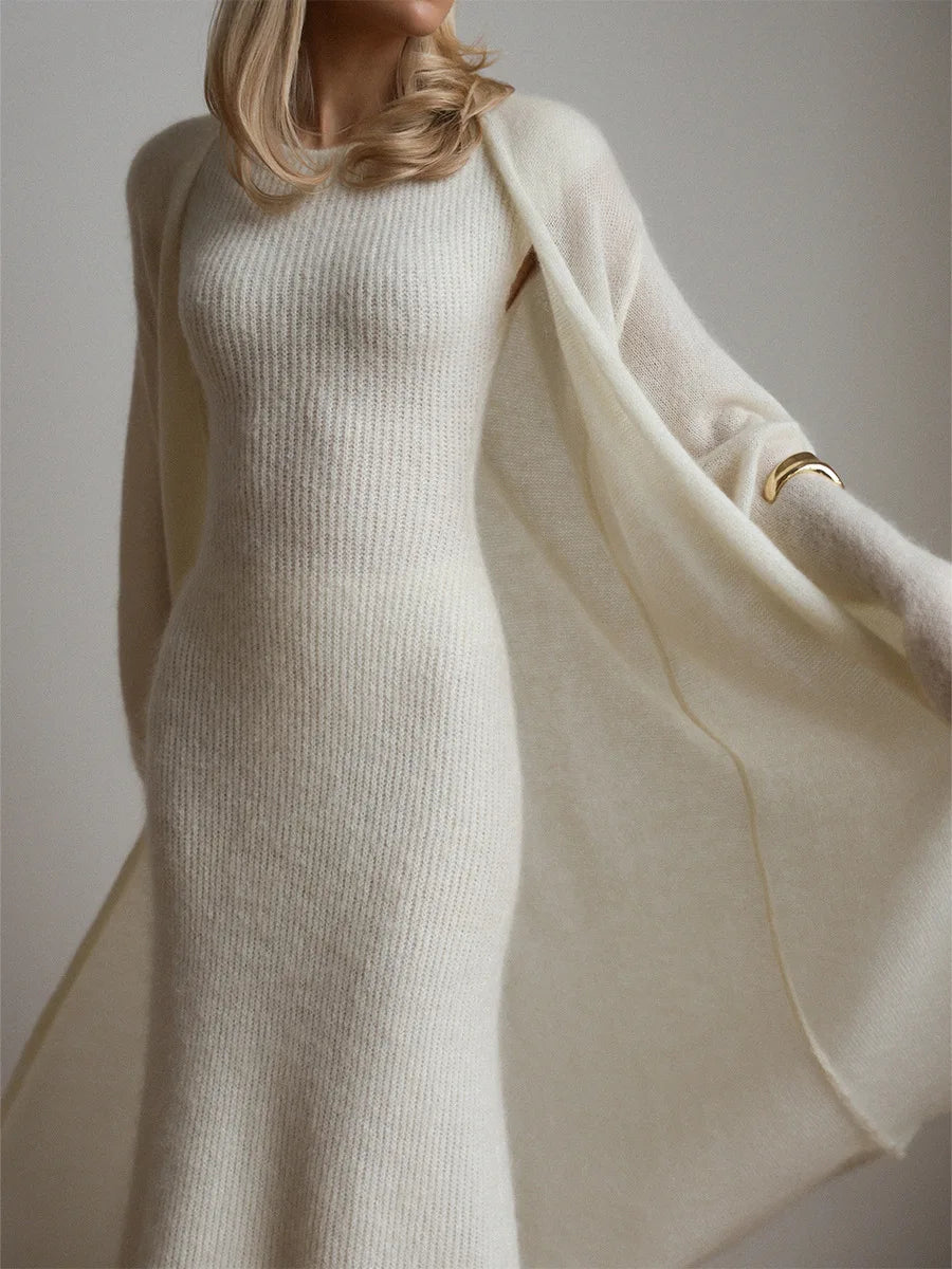 Dreamy Two-Piece Cardigan & Dress