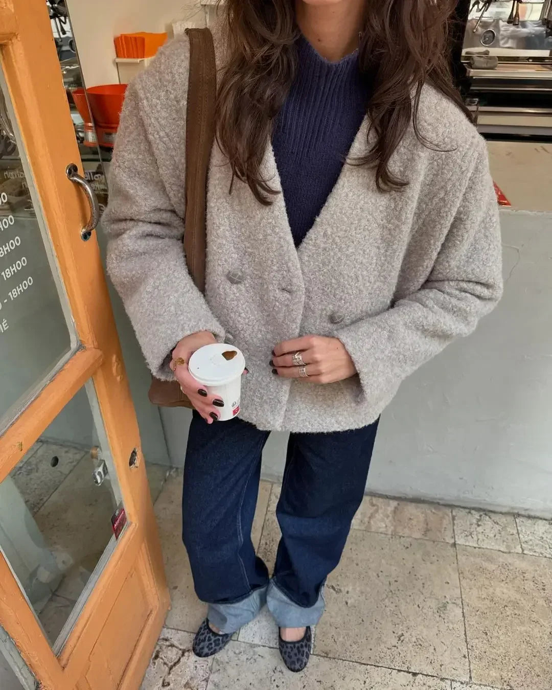 The Bianca Jacket- Double Breasted Wool Coat