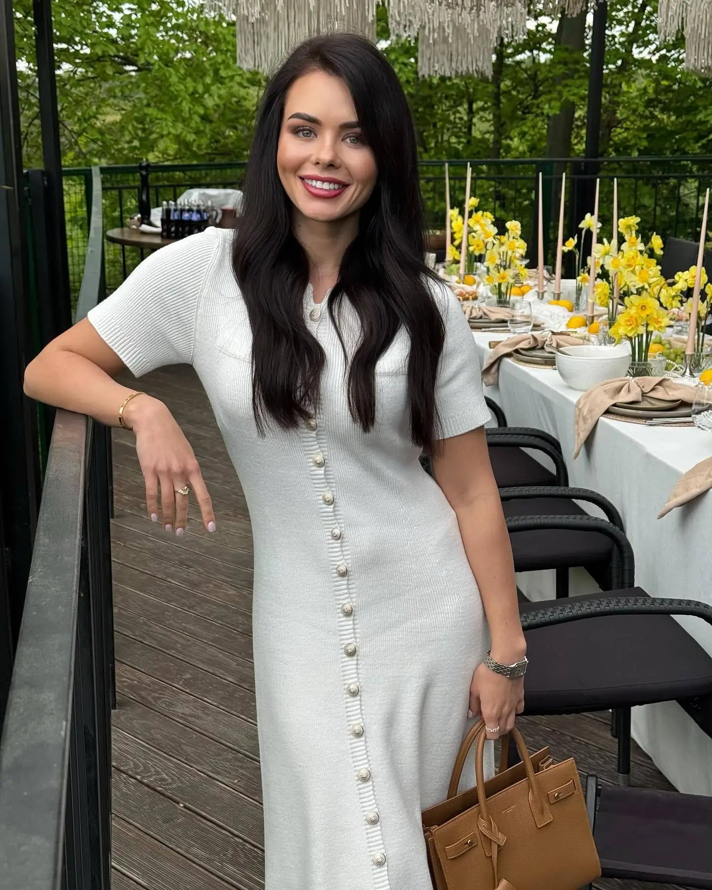 Vivara White Midi Dress