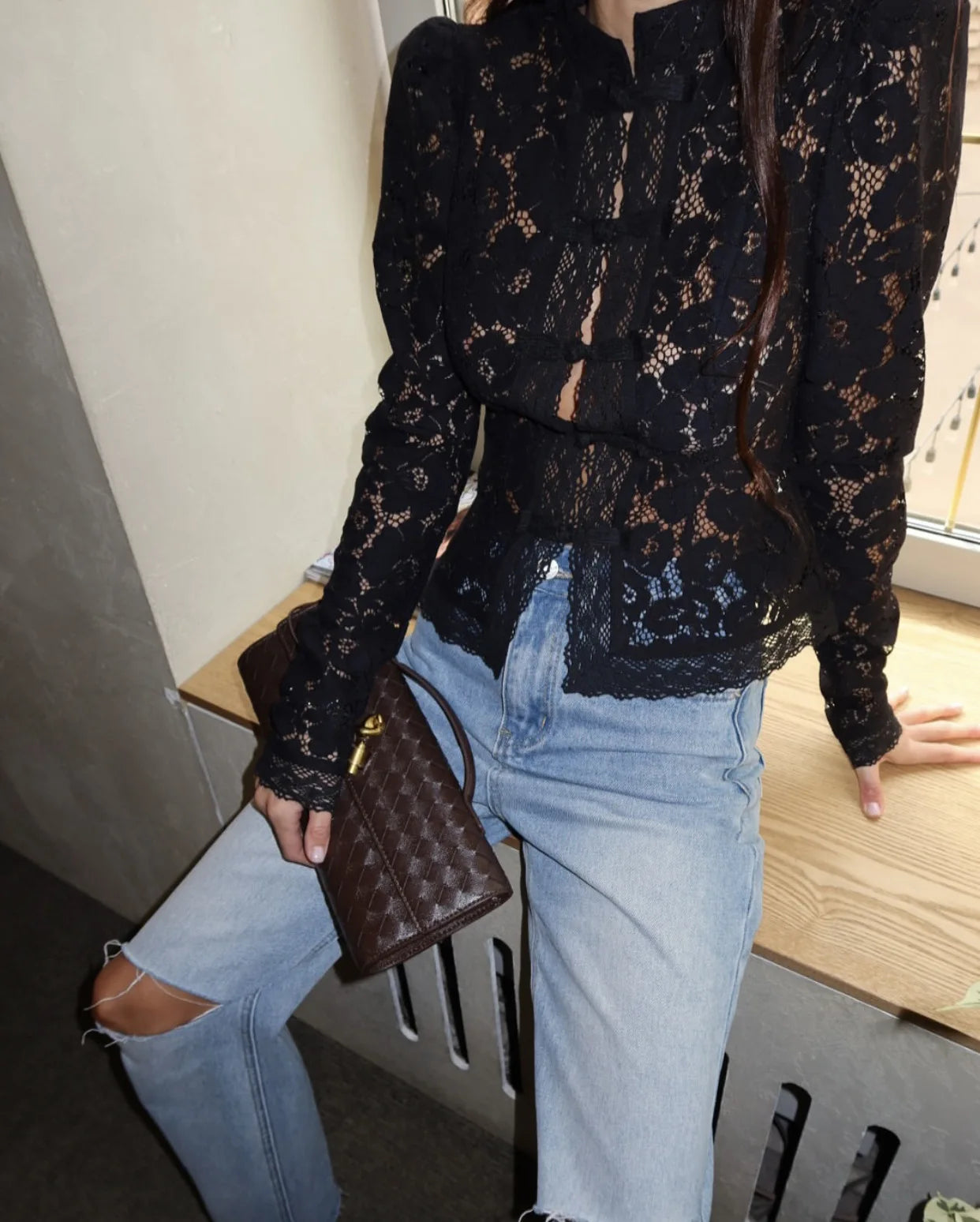 Ophelia Vintage Lace Shrug