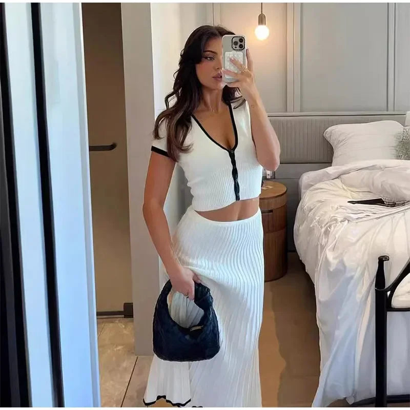 Vivienne Pleated Two-Piece Set