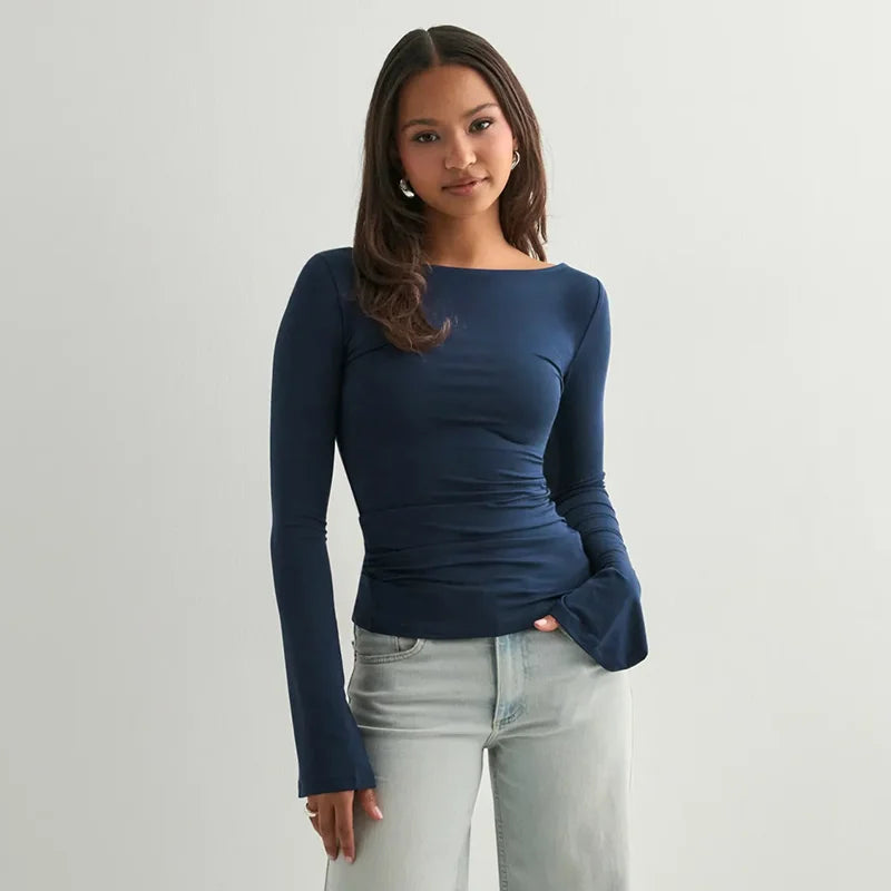 Liora Statement Sleeve Top