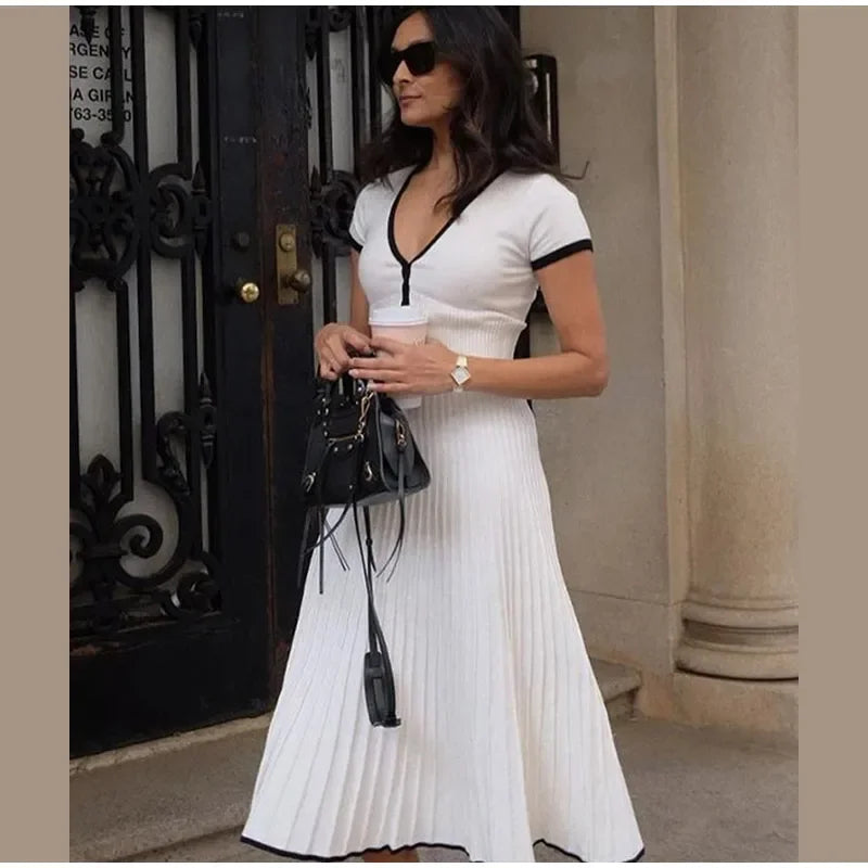 Vivienne Pleated Two-Piece Set