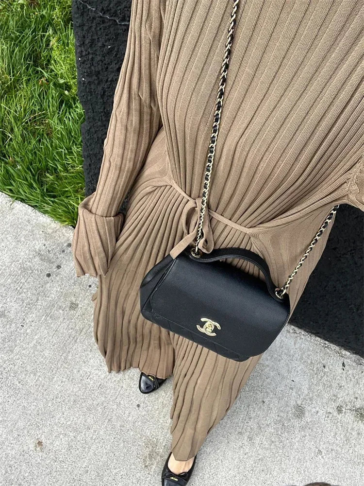 Isolde Elegant Loose Knit Dress