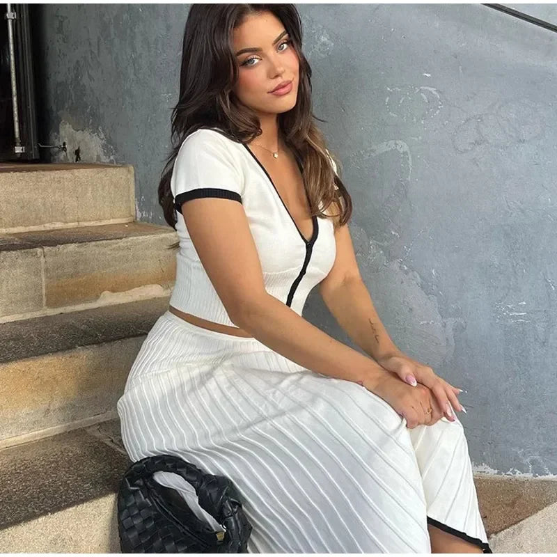Vivienne Pleated Two-Piece Set