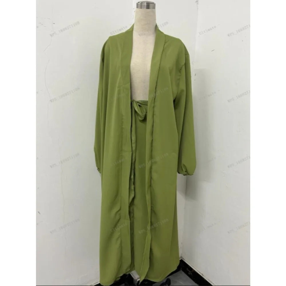 The Liora Regal Robe & Skirt Set