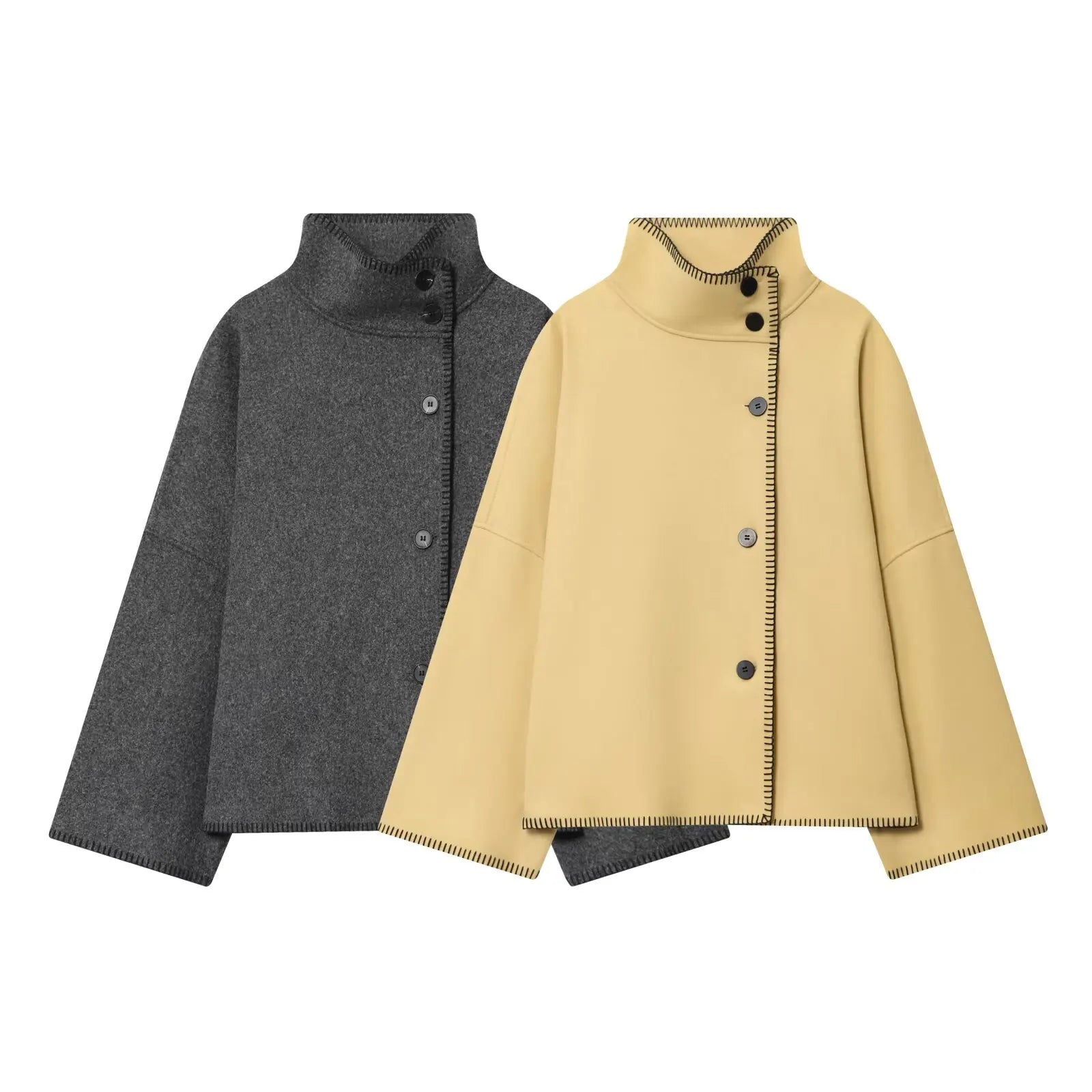 Urban Outerwear with Architectural Lines