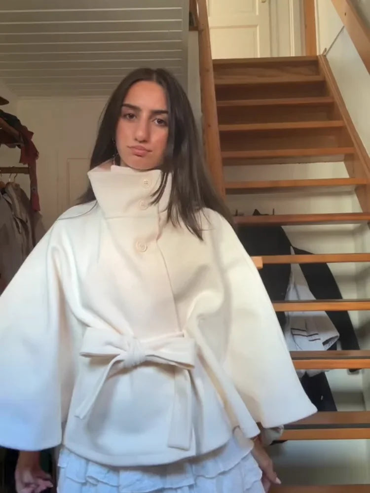 Sabine 1975 Classic Wool Blend Cape