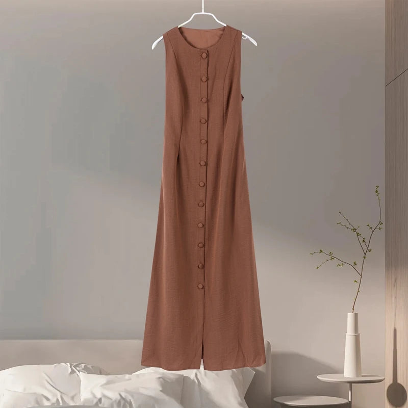 Marivelle Lace-Up Resort Dress