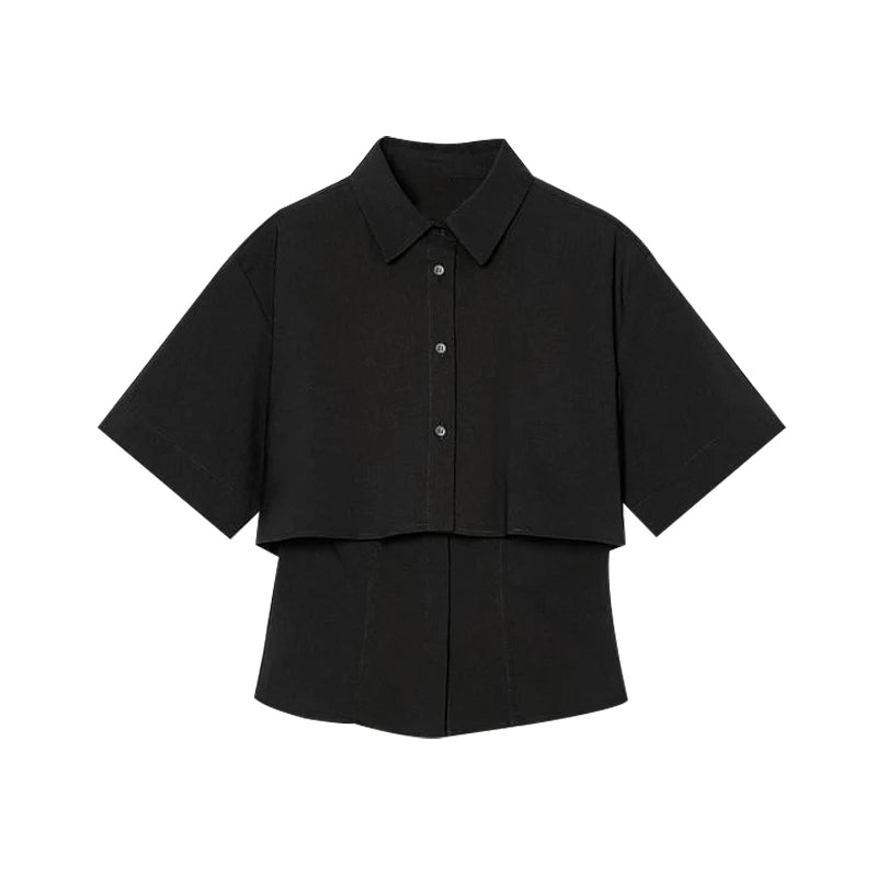 Selene Tailored Slim Lapel Blouse