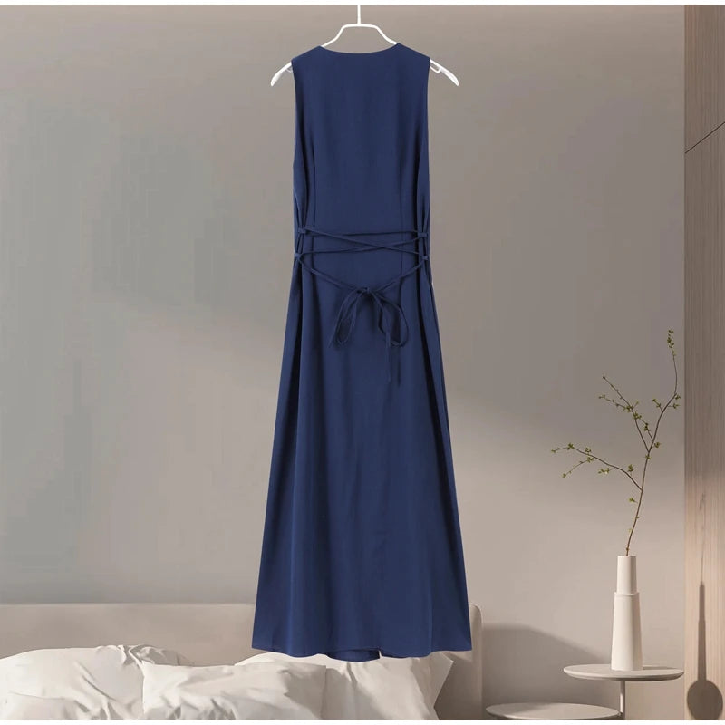 Marivelle Lace-Up Resort Dress