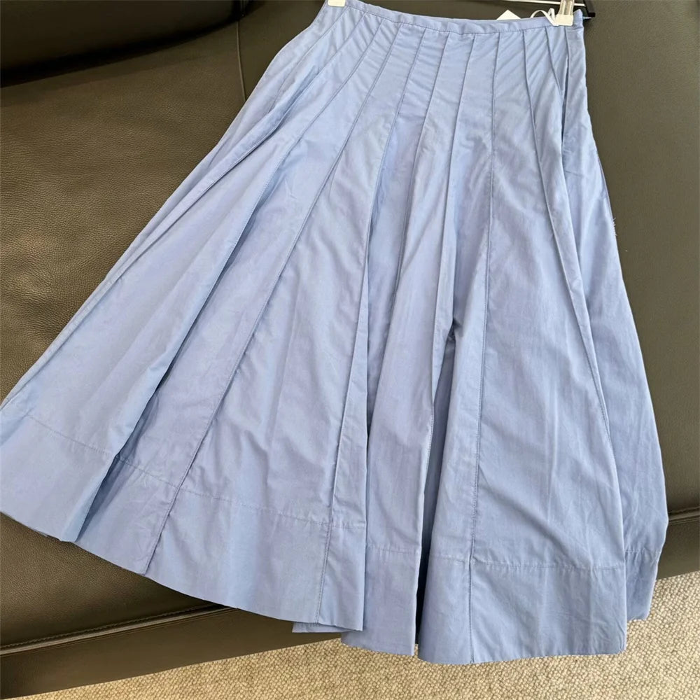 The Elara Swing Midi Skirt