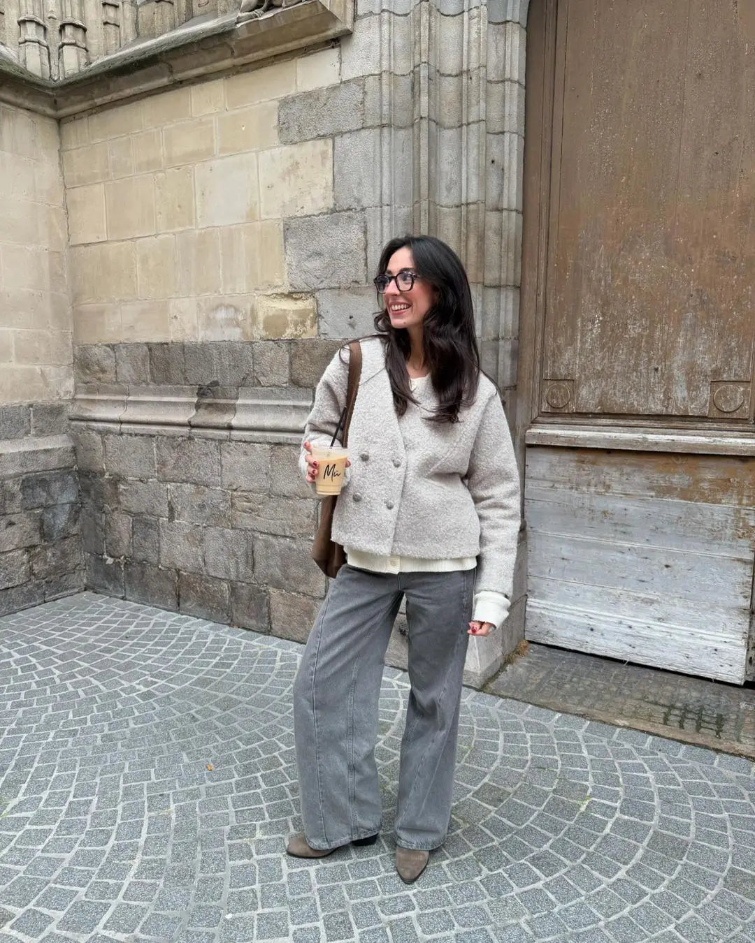 The Bianca Jacket- Double Breasted Wool Coat