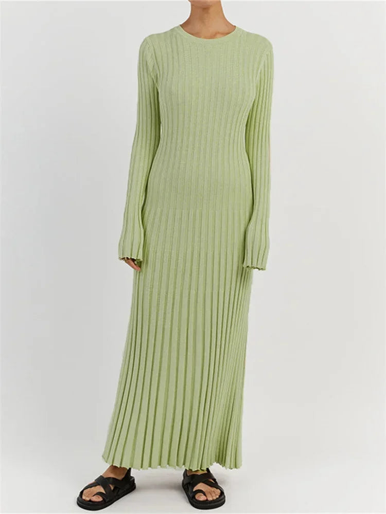 Isolde Elegant Loose Knit Dress
