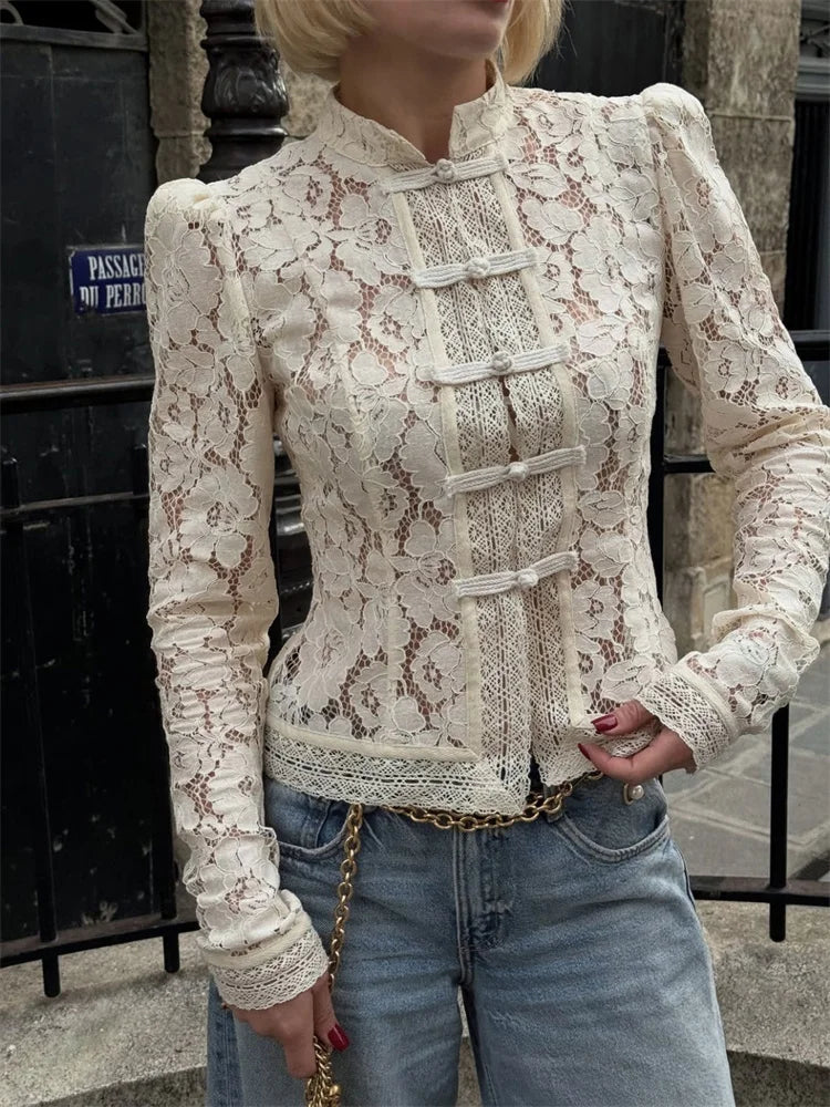 Ophelia Vintage Lace Shrug