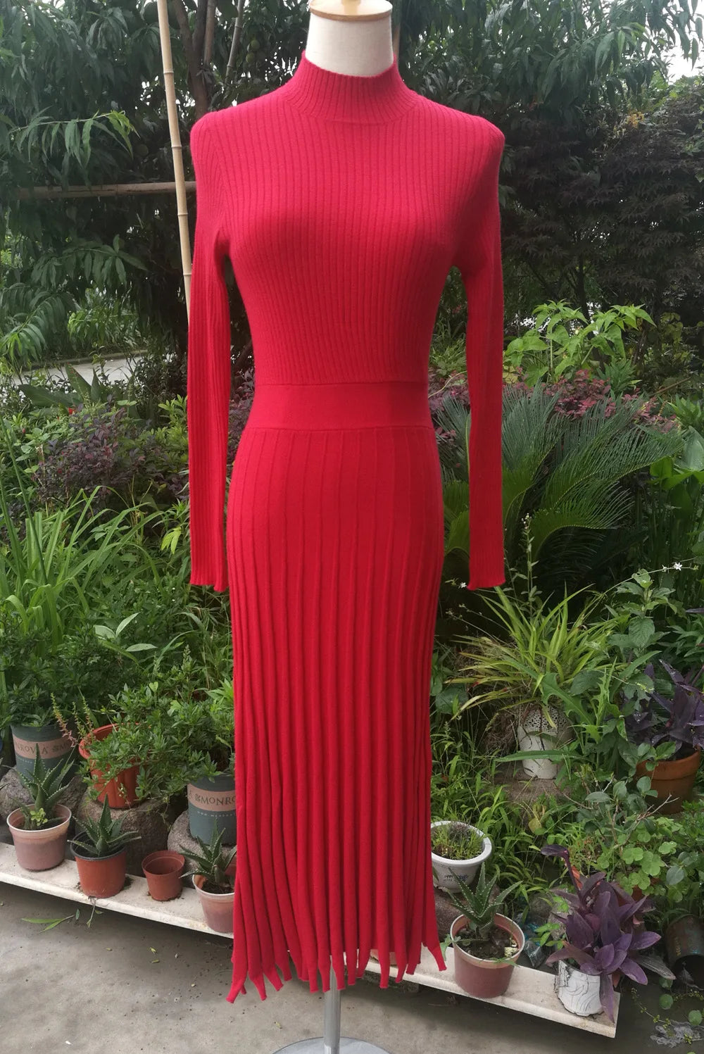 The Marcelle Luxe Pleated Maxi