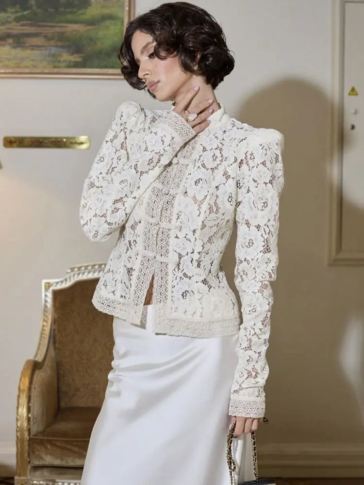 Ophelia Vintage Lace Shrug