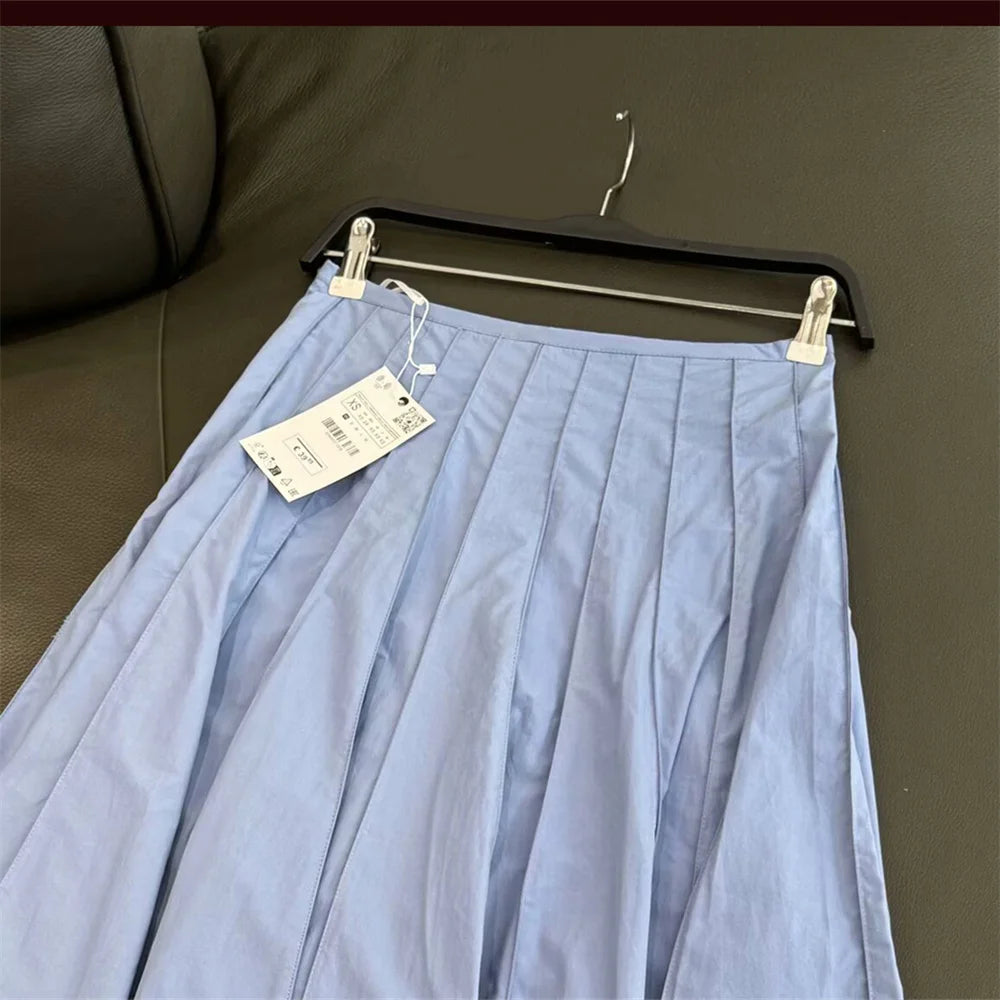 The Elara Swing Midi Skirt
