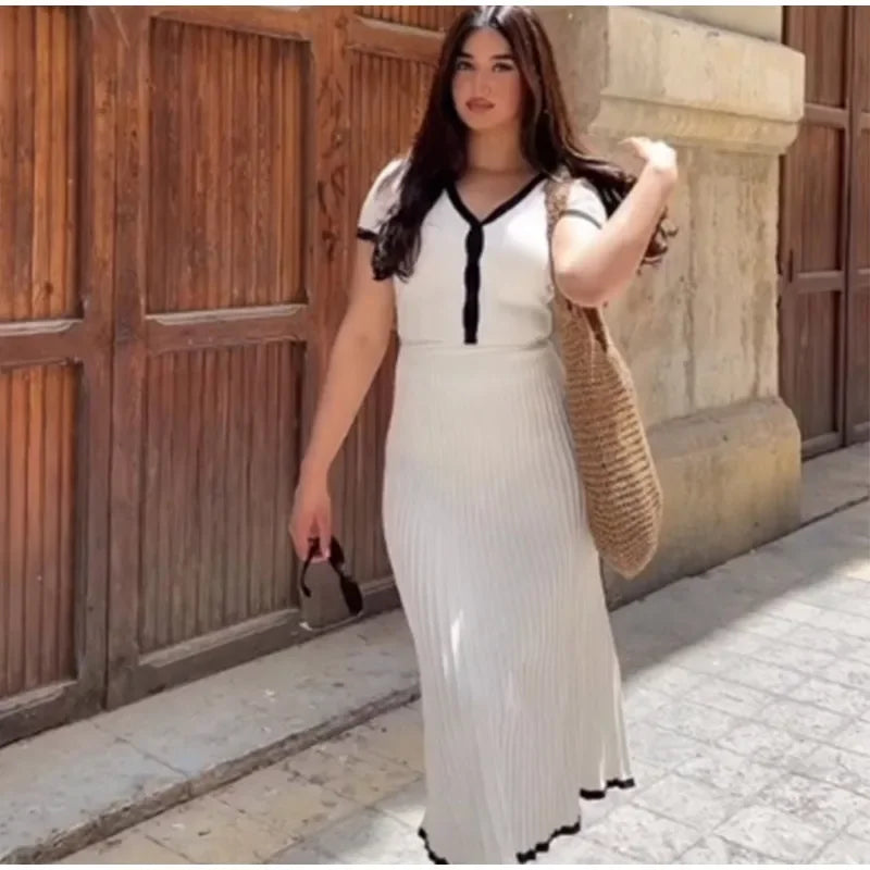 Vivienne Pleated Two-Piece Set