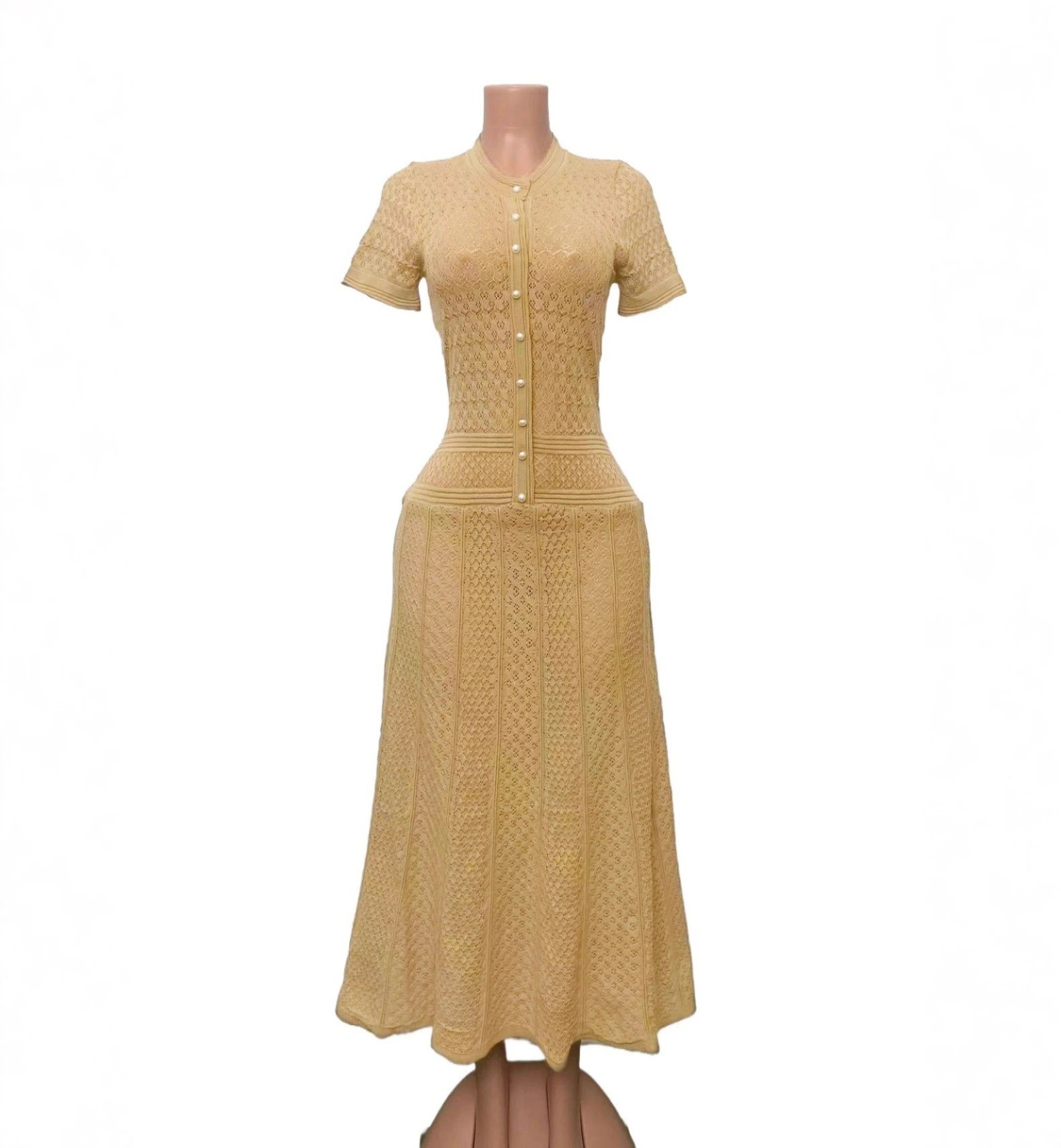 The Évra Dress – Refined Spring Knit Dress