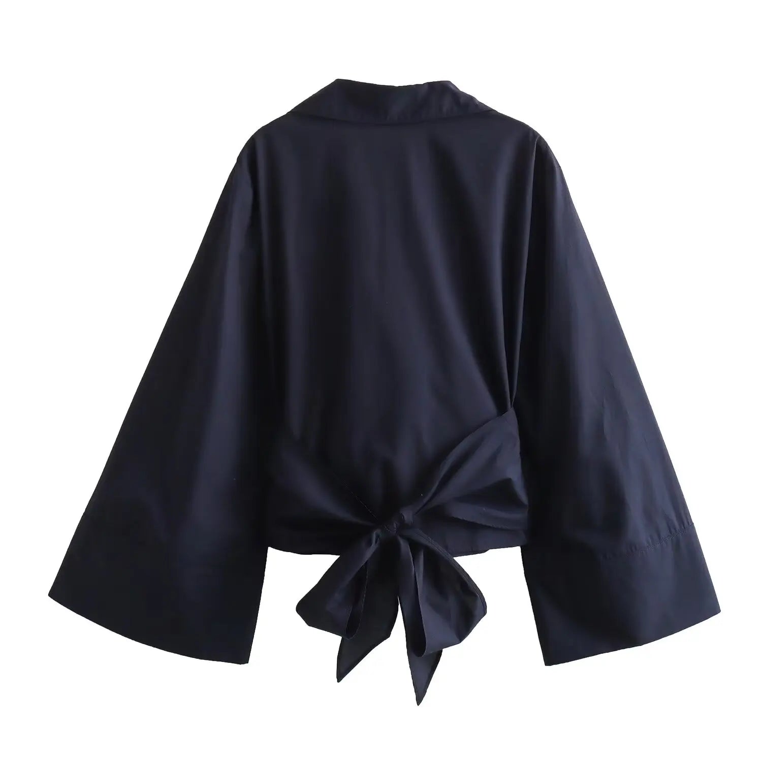 Liora Draped Wrap Blouse