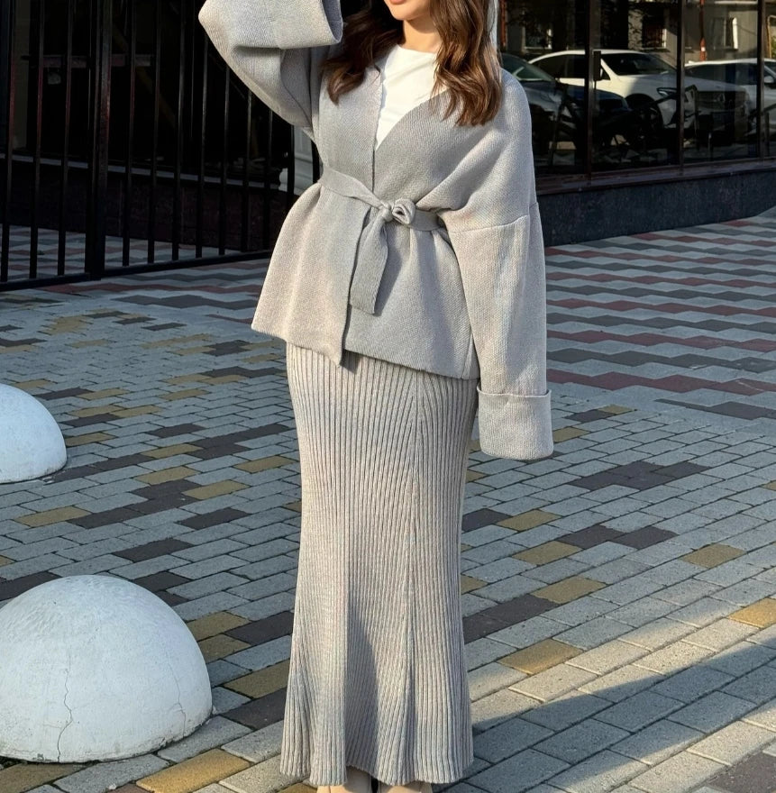 The Callista Flare Knit Co-Ord