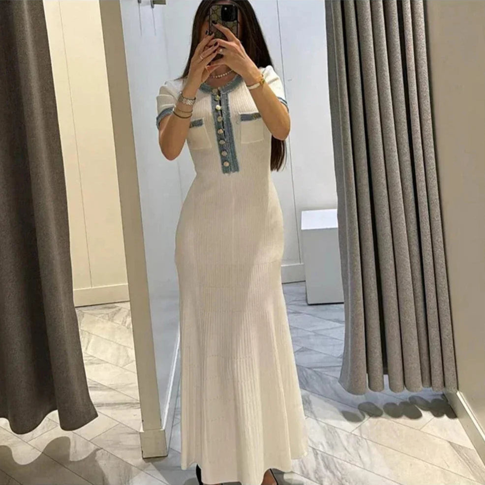 Margaux Button-Front Dress