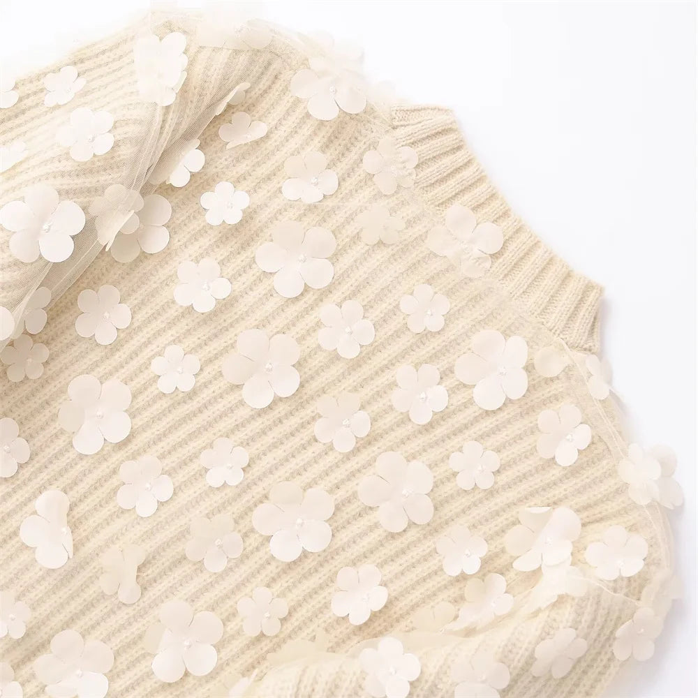 Floriane Petal Panel Sweater