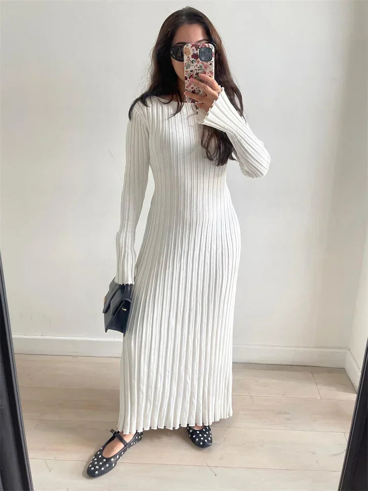 Isolde Elegant Loose Knit Dress