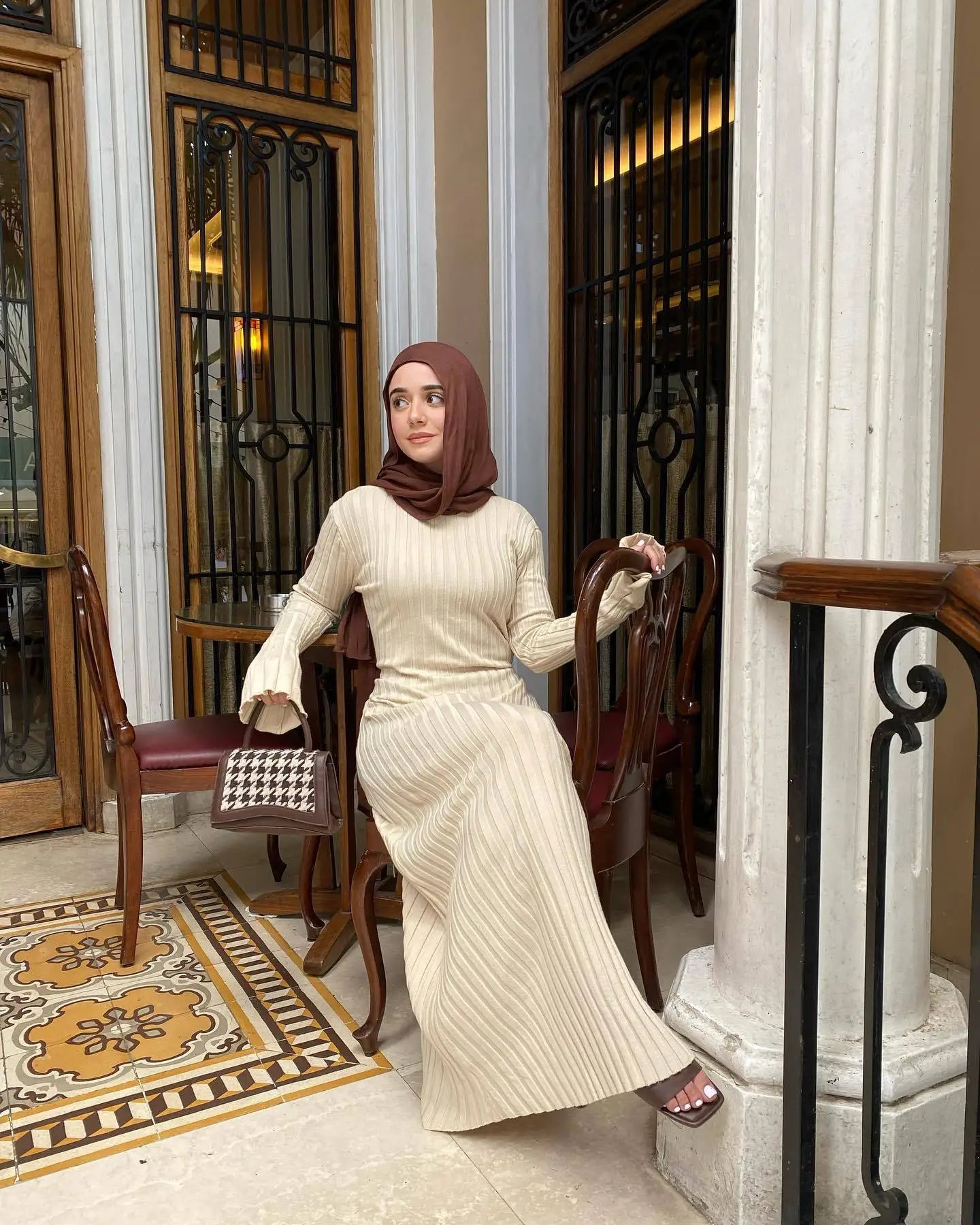 Isolde Elegant Loose Knit Dress