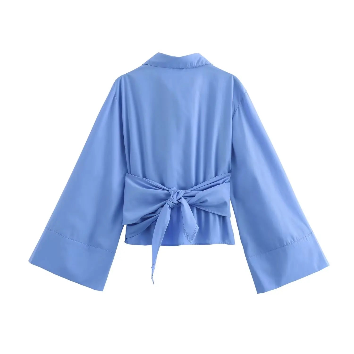 Liora Draped Wrap Blouse