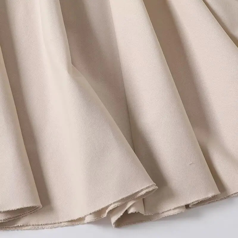 The Arabella Contrast Side-Zip Skirt