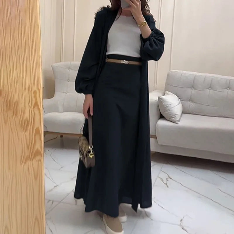 The Liora Regal Robe & Skirt Set