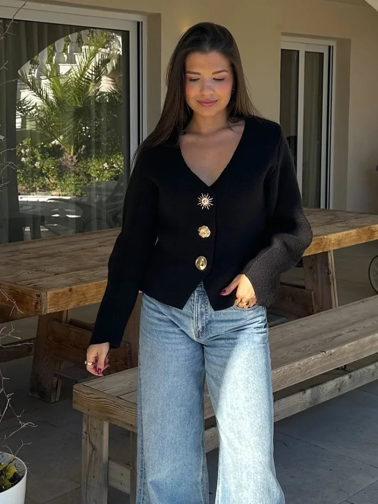 Elara V-Neck Cardigan