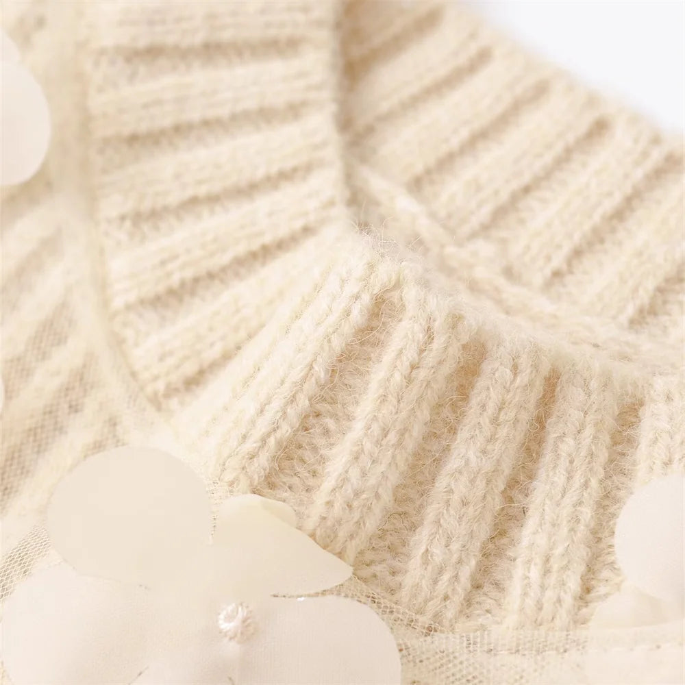 Floriane Petal Panel Sweater