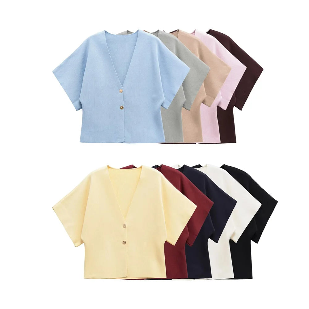 Liora Short Sleeve Luxe Knit