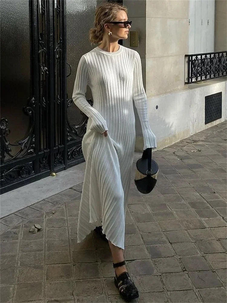Isolde Elegant Loose Knit Dress