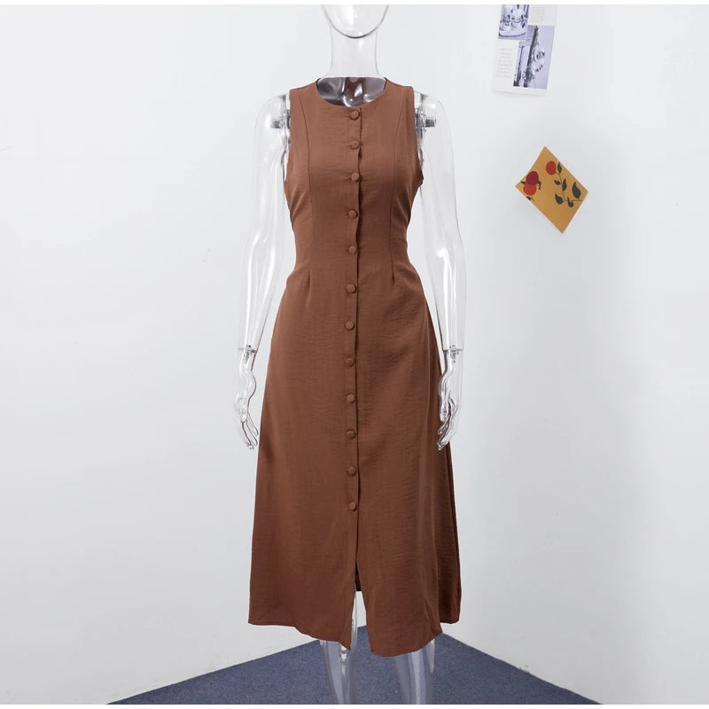 Marivelle Lace-Up Resort Dress
