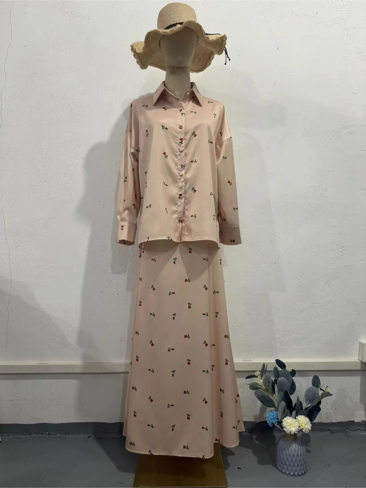 The Yasira Set –Printed Shirt & Skirt Co-ord