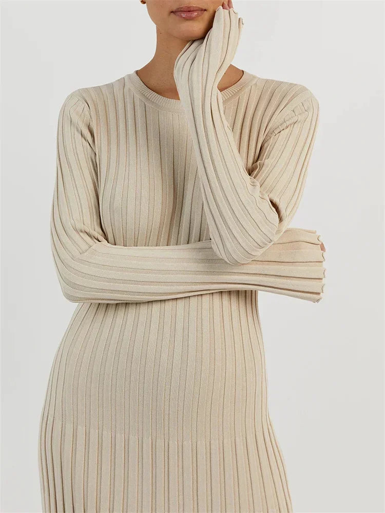 Isolde Elegant Loose Knit Dress