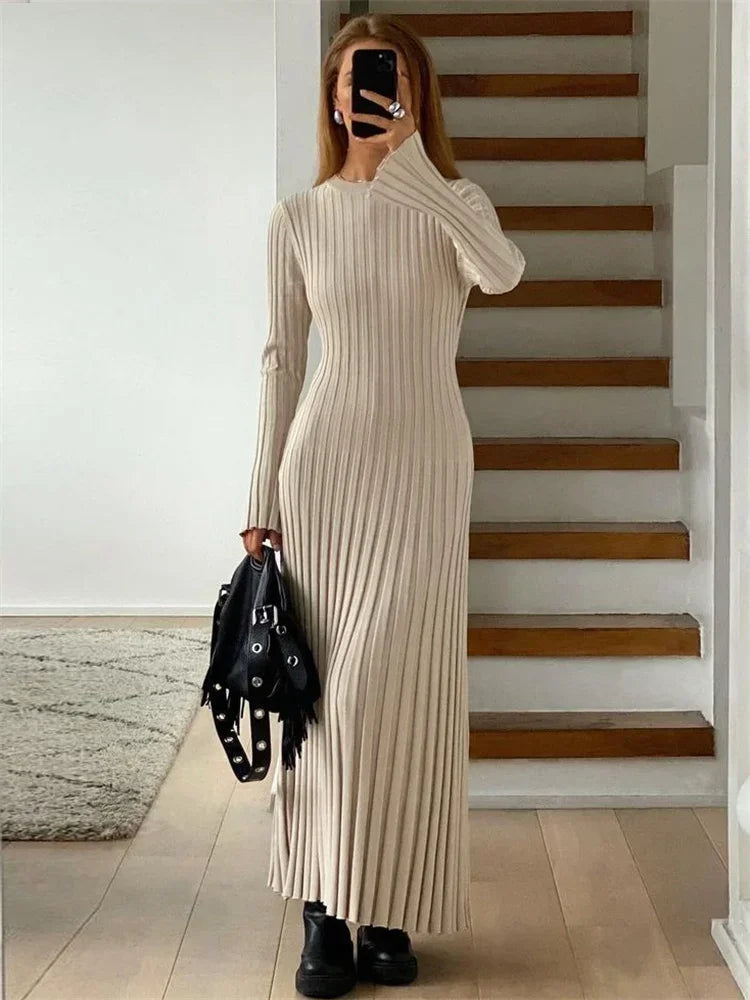 Isolde Elegant Loose Knit Dress