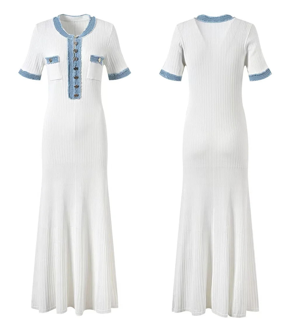 Margaux Button-Front Dress