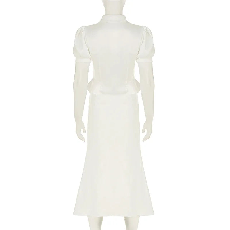 Rosaline A-line Skirt & Top Set