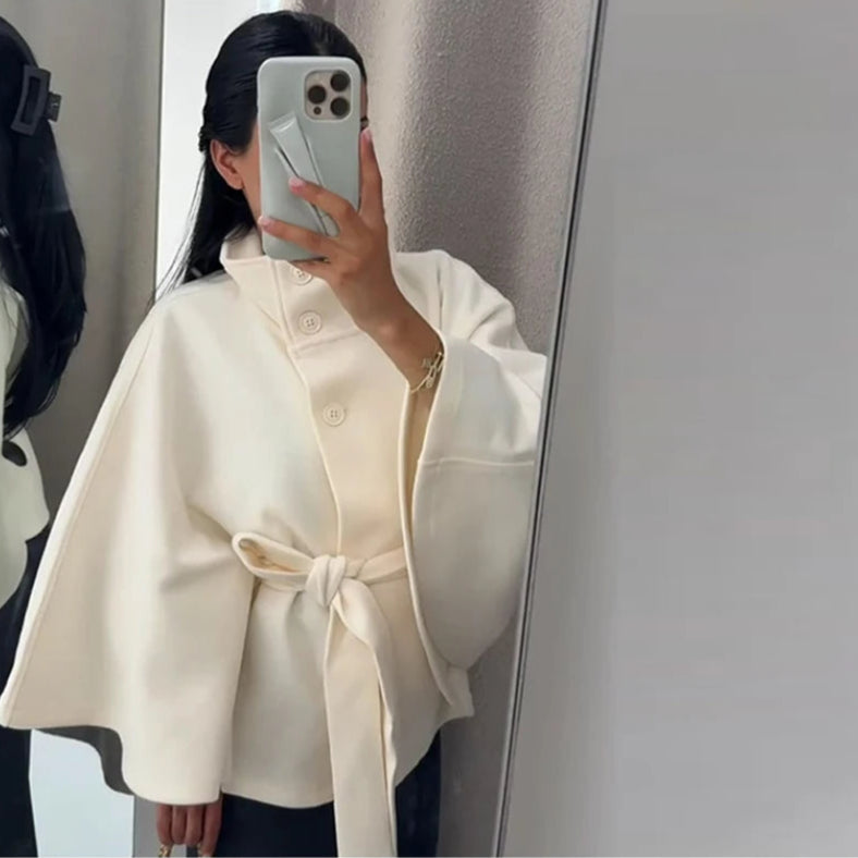 Sabine 1975 Classic Wool Blend Cape