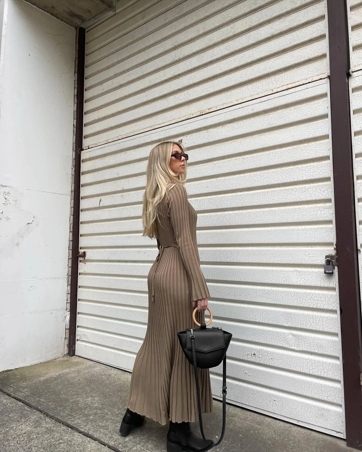 Isolde Elegant Loose Knit Dress