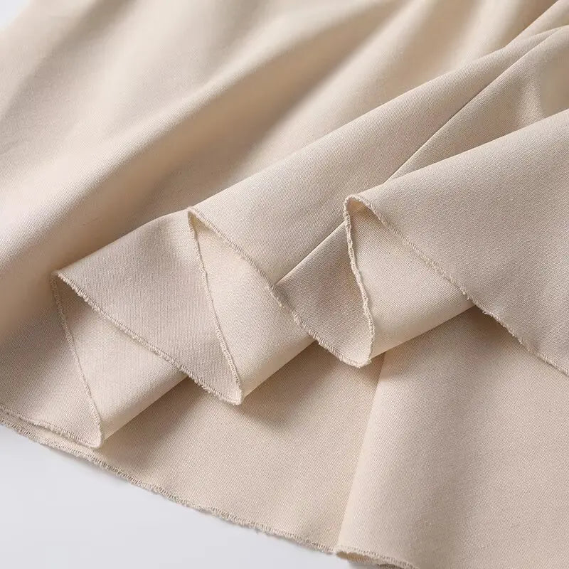 The Arabella Contrast Side-Zip Skirt