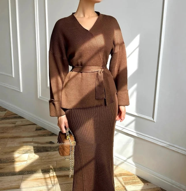 The Callista Flare Knit Co-Ord