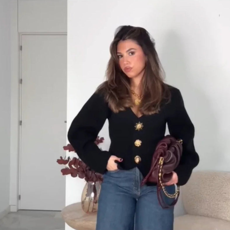 Elara V-Neck Cardigan