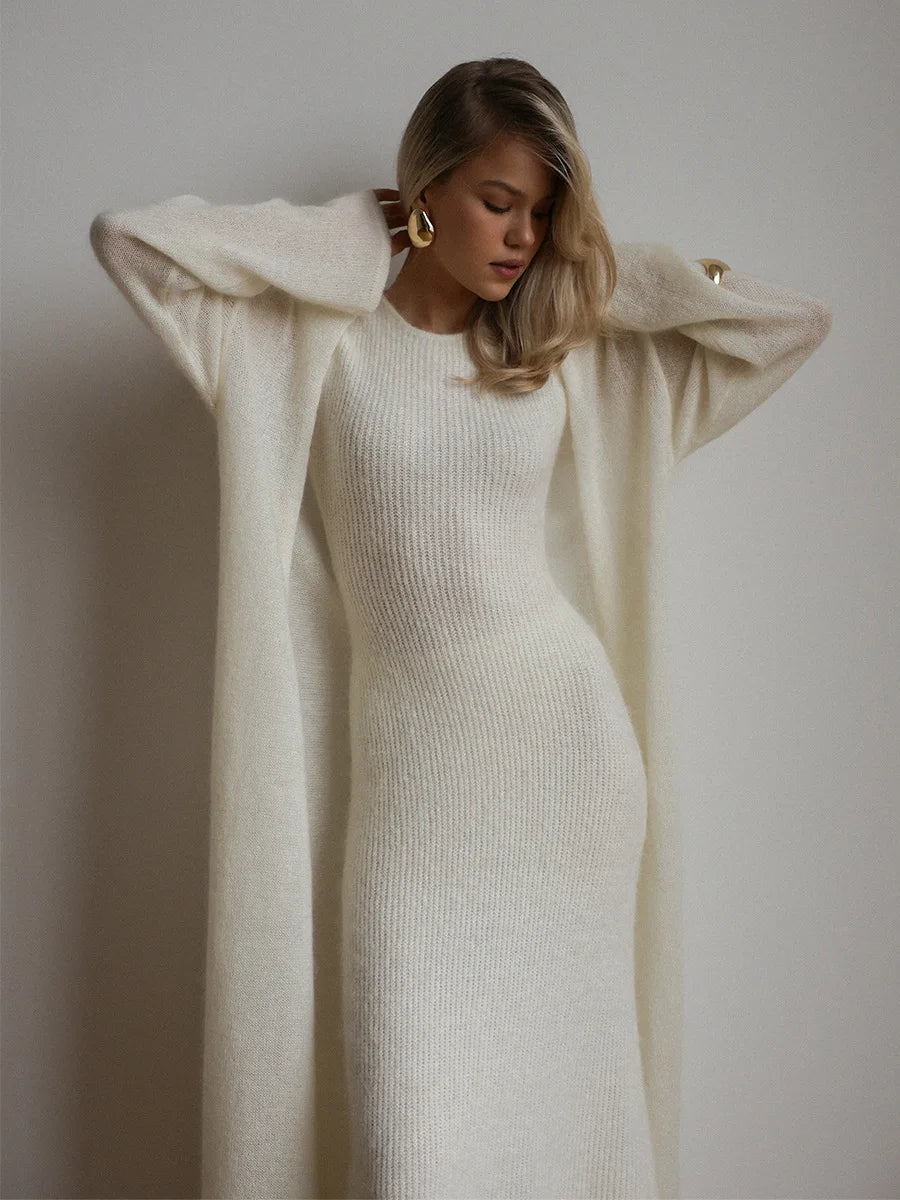 Dreamy Two-Piece Cardigan & Dress